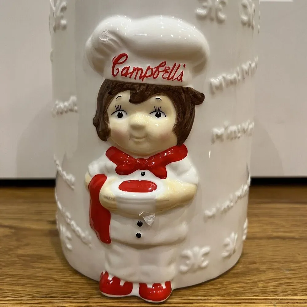 Campbell's‎ Soup Cookie-Cracker Jar 1999 Houston Harvest